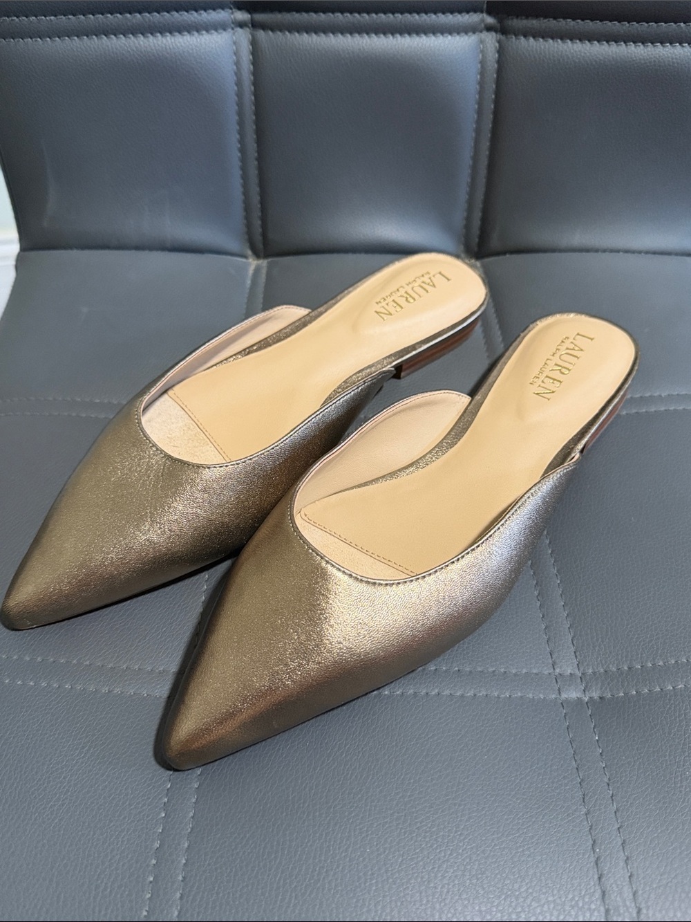 Lauren Ralph Lauren Londyn Mules Size 8
